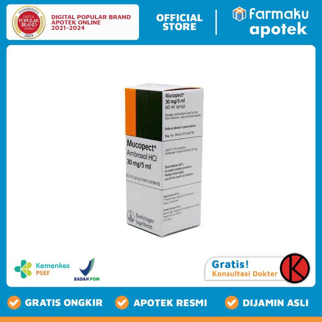 Mucopect 30 mg/5 ml Syrup 60 ml - PSG