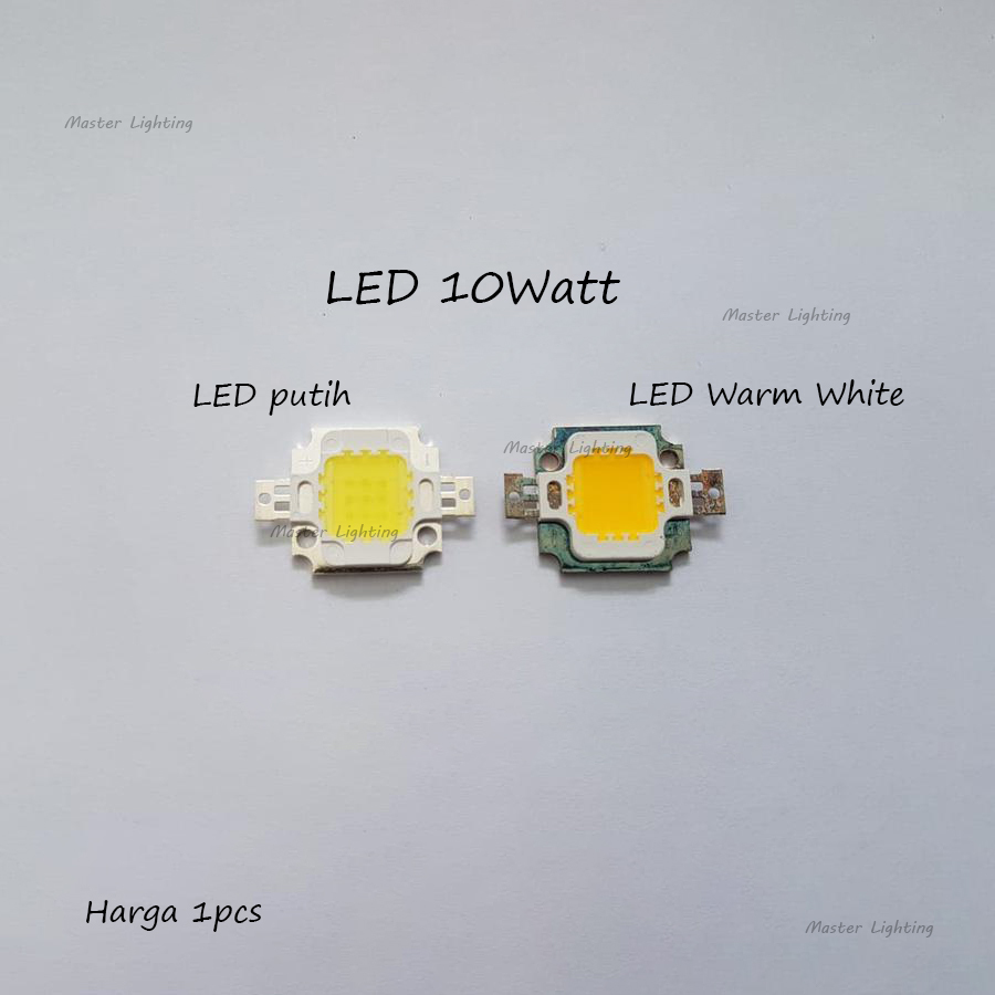 Lampu Mata chip led 10w DC high power led hpl putih warm white epistal