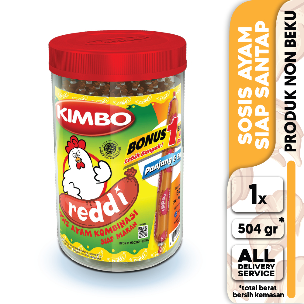 

KIMBO SOSIS SIAP MAKAN REDDI AYAM TPS 24x23g