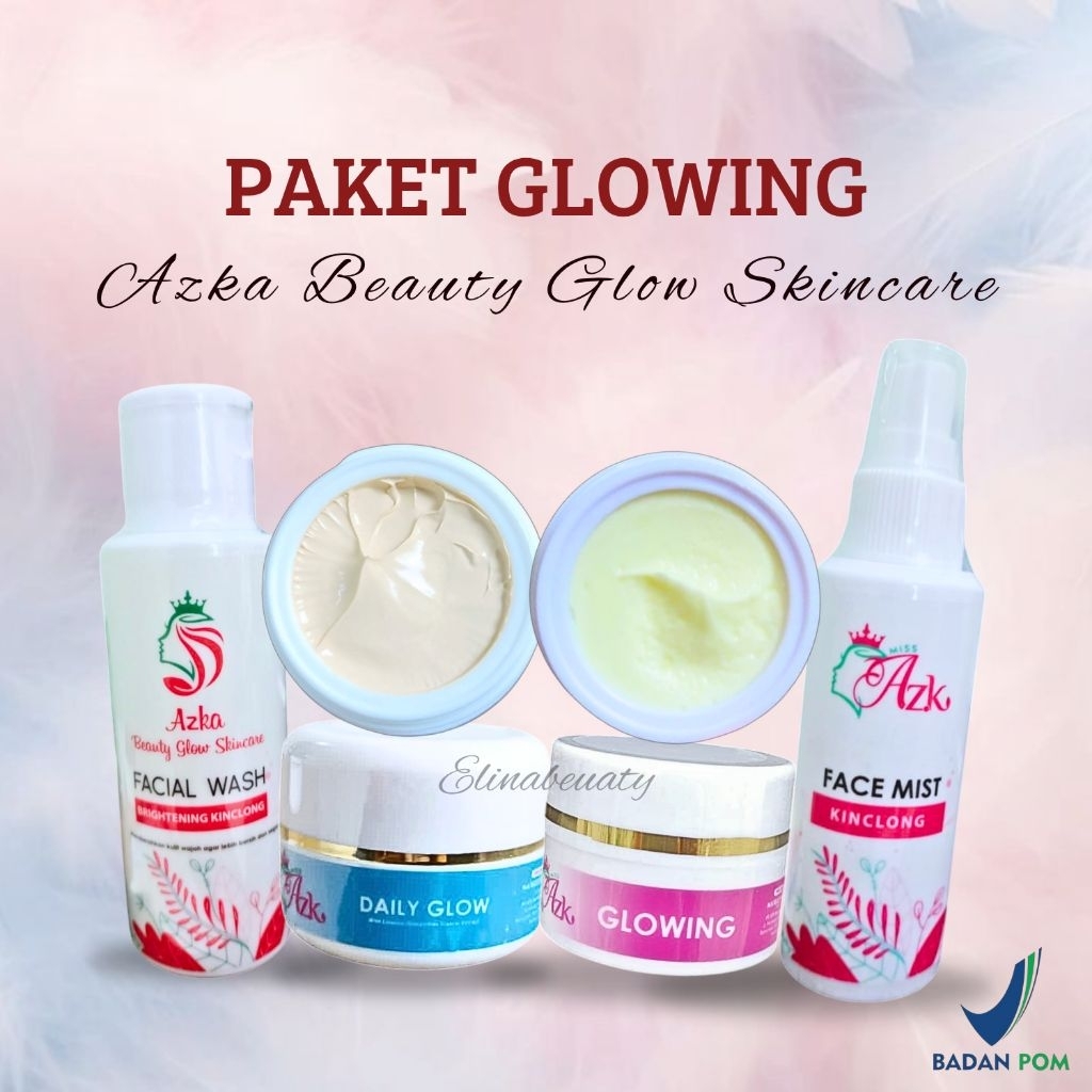 PAKET GLOWING AZKA BEAUTY GLOW SKINCARE