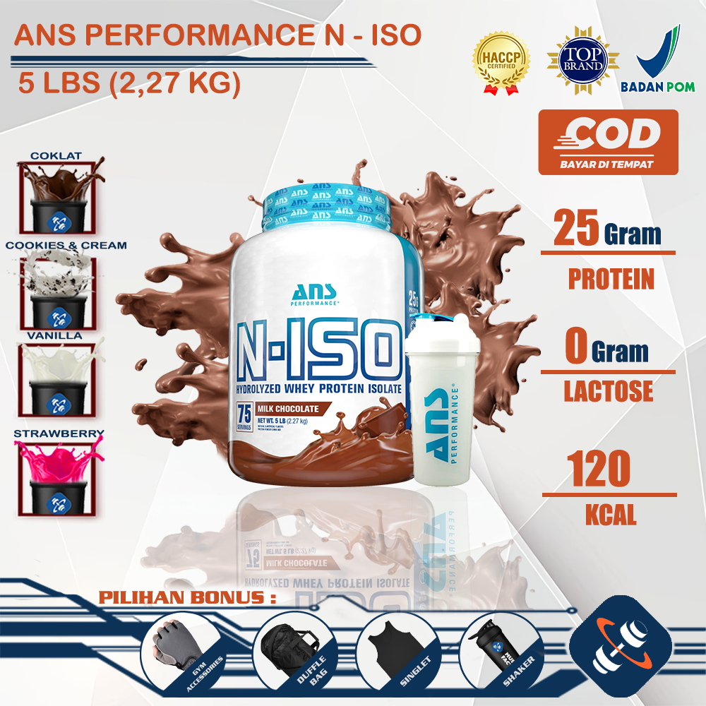 ANS N-Iso5 Lbs Hydrolized Whey Protein Isolate Ans N-iso 100%