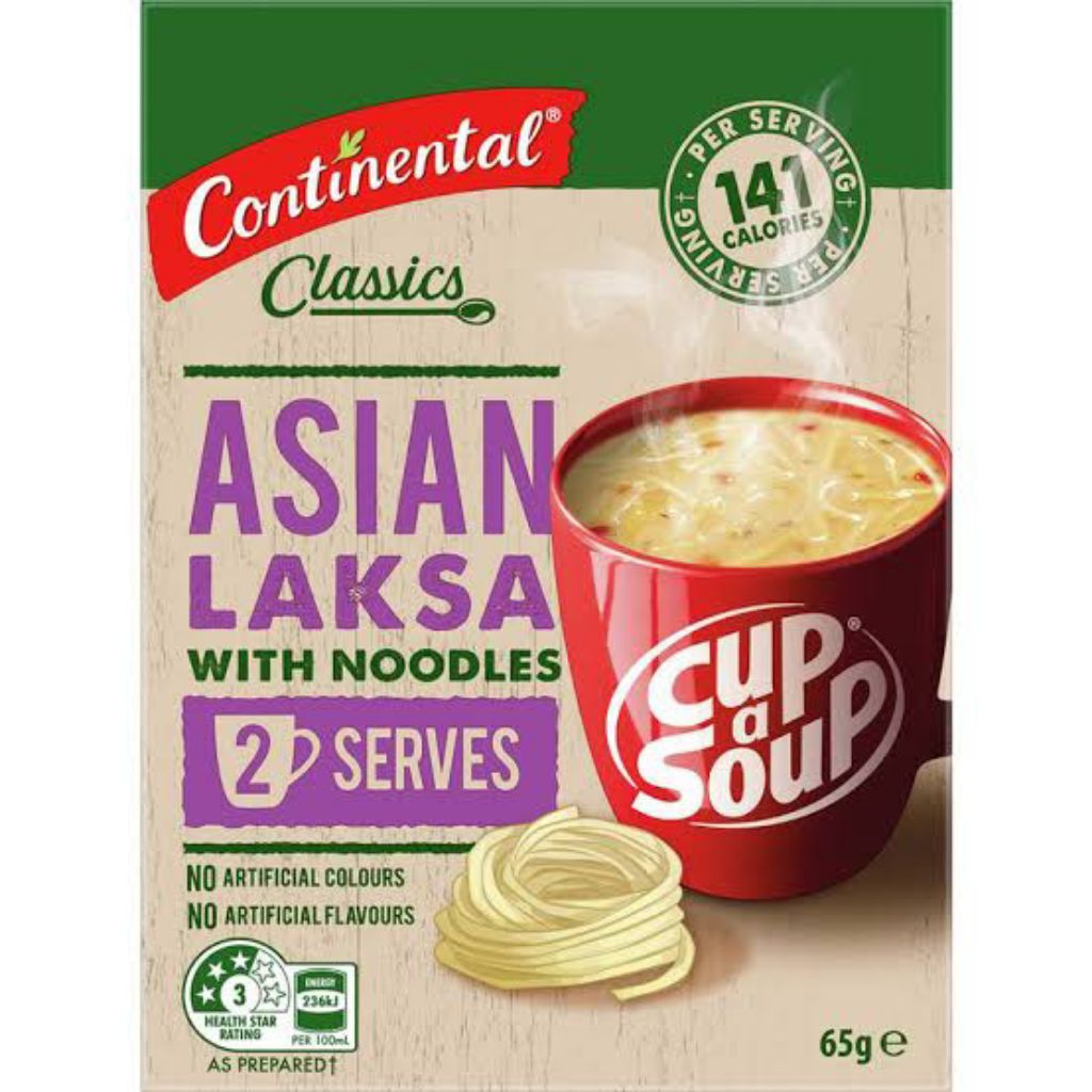 

Continental Classic Cup A Soup Asian Laksa With Noodles