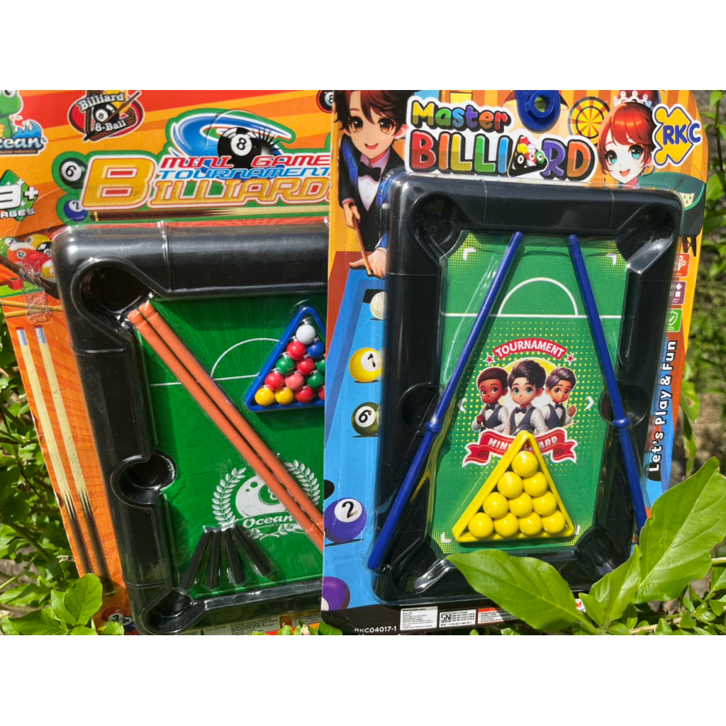 Mainan Biliar Mini Anak | Mini Billiard Game 8 Ball | Meja Biliar Mainan Edukasi Tournament