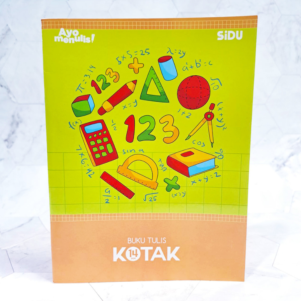 

SiDU Buku Tulis Kotak 14mm Buku Tulis Mandarin 38 Lembar