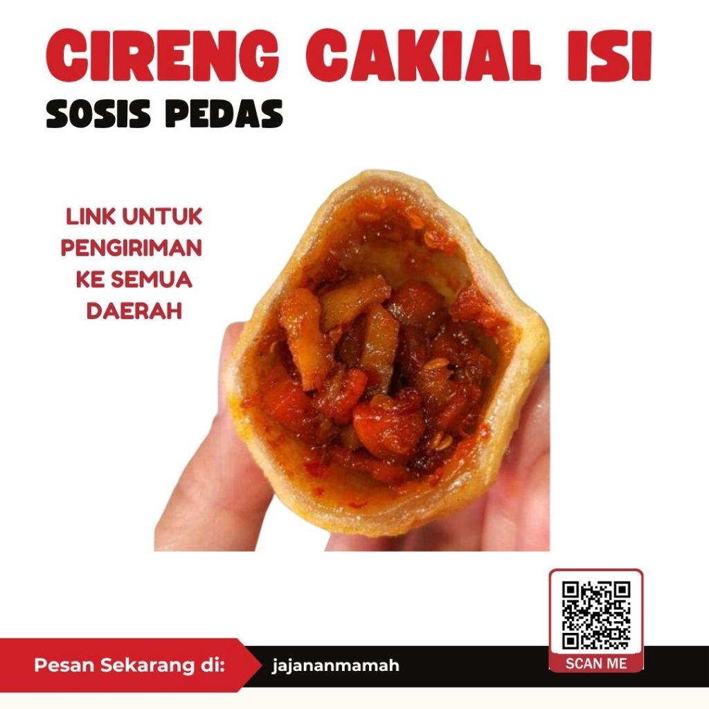 

CIRENG ISI CAKIAL SOSIS, UKURAN IMUT REGULER GIANT, untuk pengiriman ke semua area