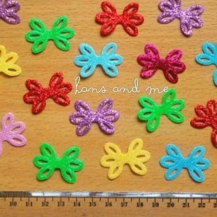 

Aplikasi Glitter Tempel Pita Layer