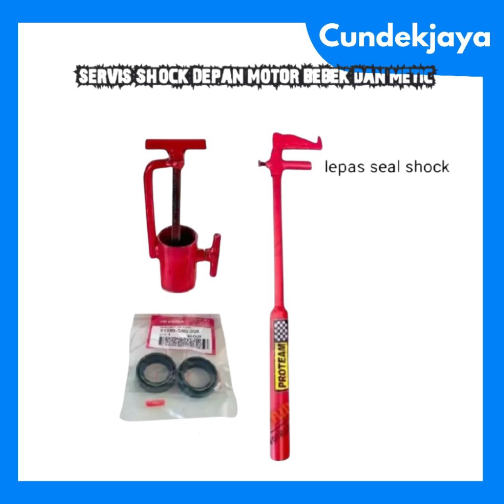 Alat servis shock depan treker shock depan treker sil depan