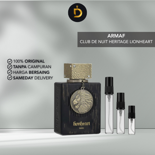 Decant Armaf Club De Nuit Heritage Lionheart Man EDP
