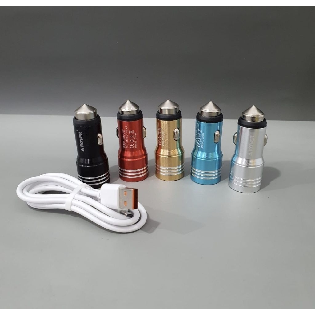 SAVER MOBIL A-Rover 2.4A / Charger Mobil 2 slot USB fast Charger