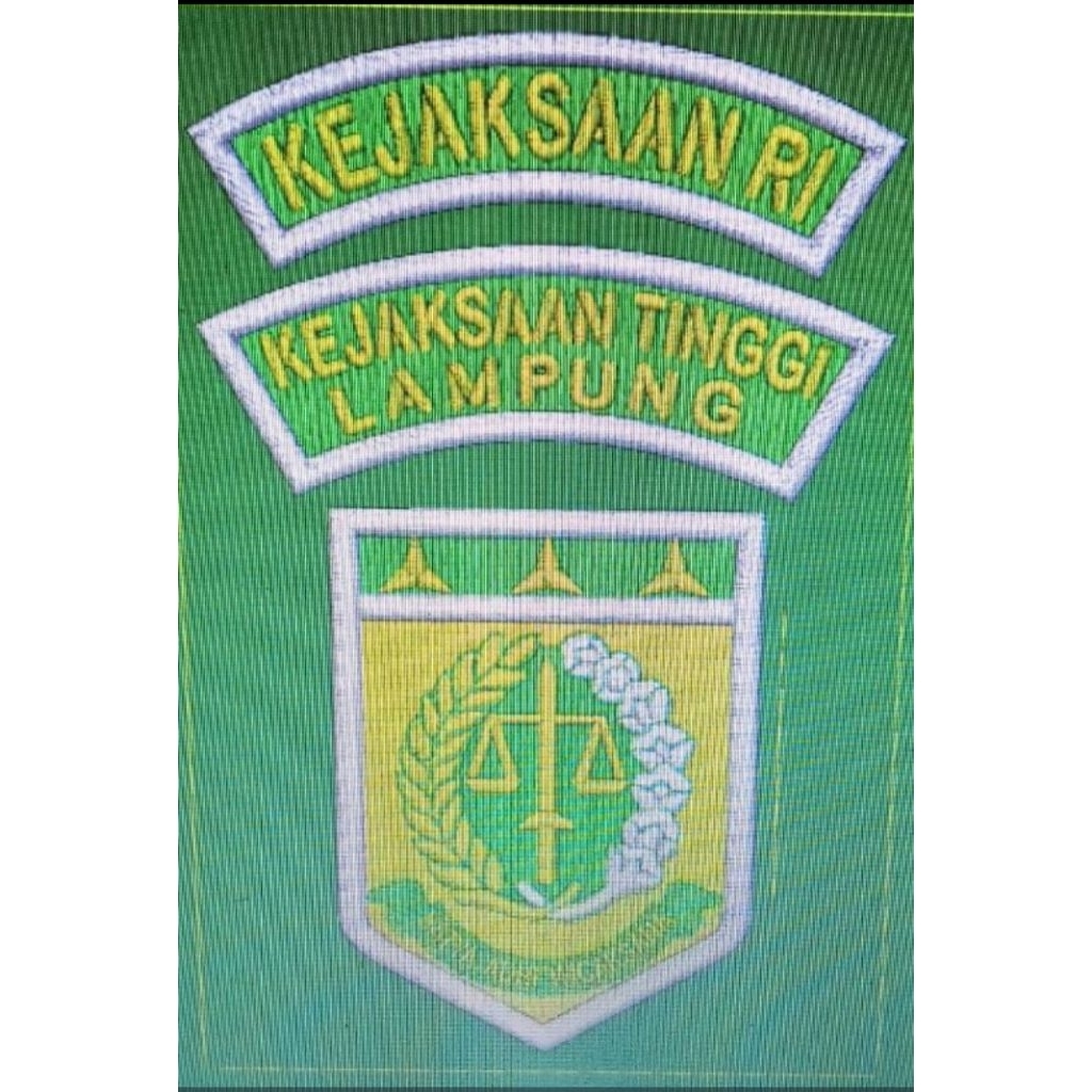 bordir timbul 1 set kejaksaan RI