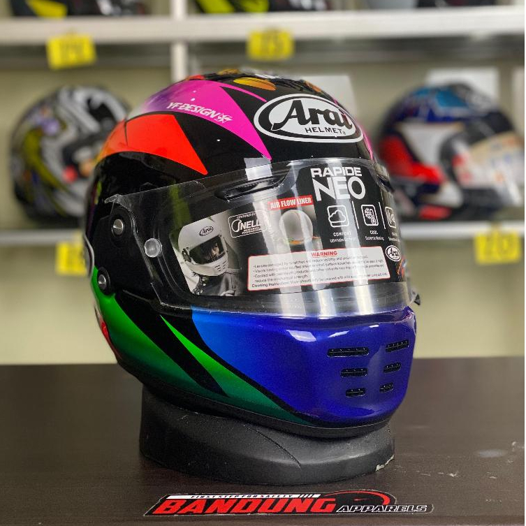 Arai Rapide Neo Sakata Helm Full Face Arai Rapid Neo Sakata