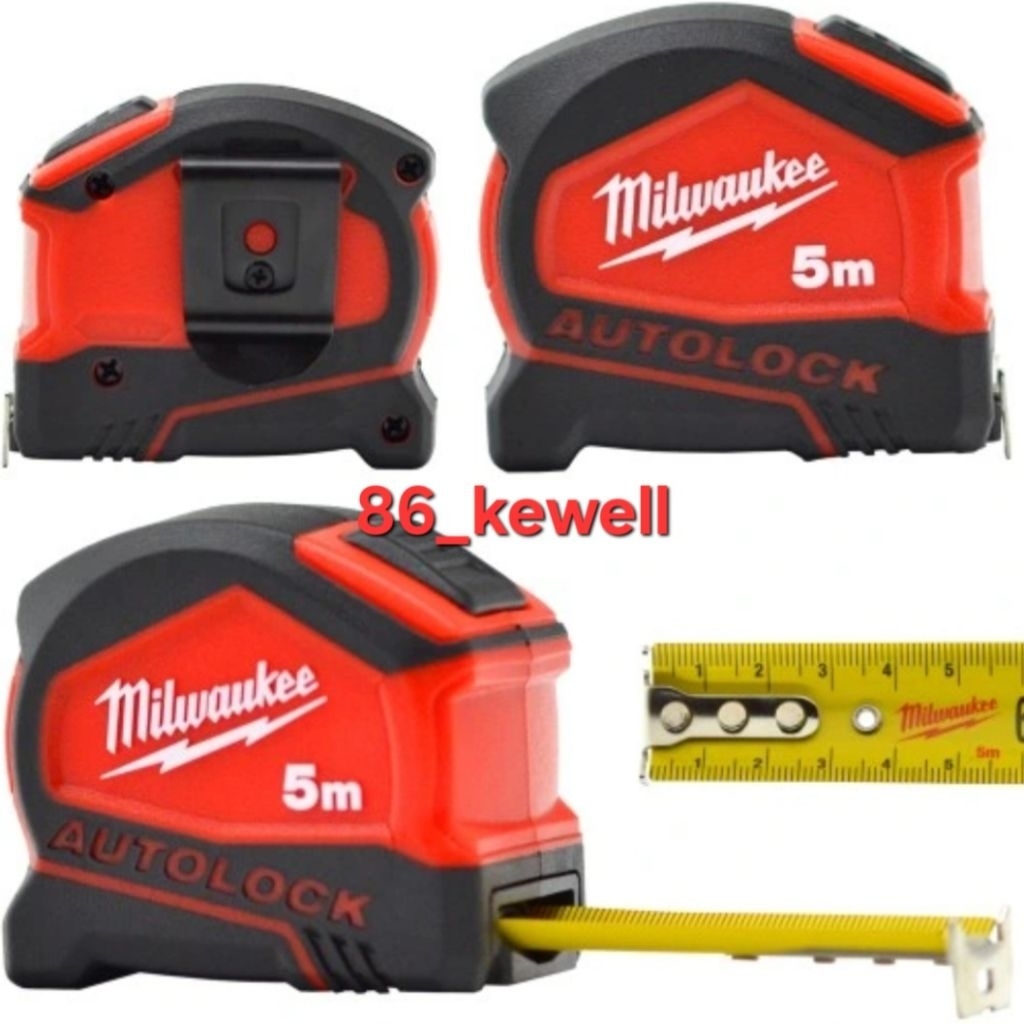 Meteran Milwaukee 5M Autolock / 5m Compact Auto-Lock Tape Measure