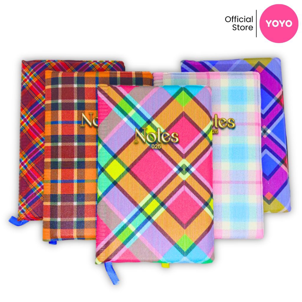 

YOYO Notebook Aesthetic KOTAK KOTAK 84 Lembar Buku Tulis Alat Tulis Sekolah