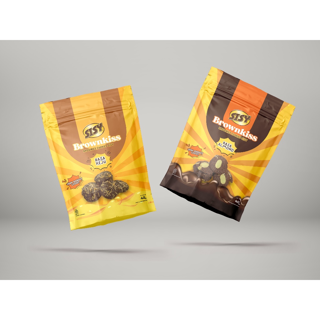 

Pie Susu Sisy | BROWNKISS SISY ( Brownies Cookies ) 35 gram almond dan keju