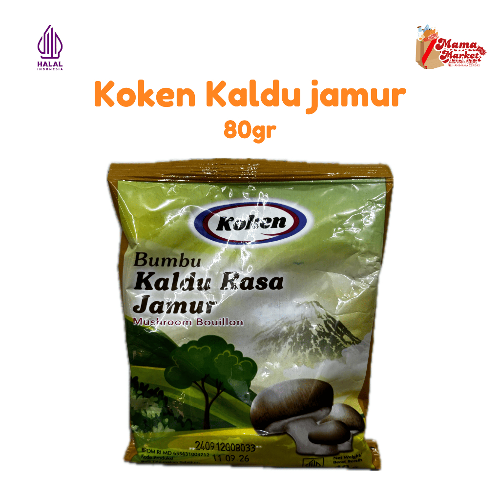 

KOKEN Kaldu Jamur Vegan Alami Instan Ekstrak Umami Bouillon 80 gram