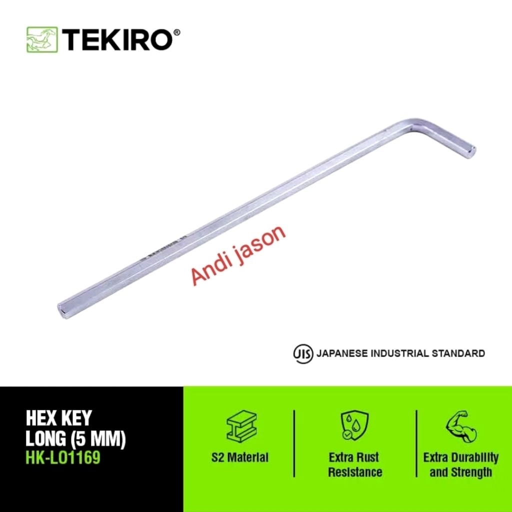 TEKIRO KUNCI L PANJANG 5MM  KUNCI L PANJANG 5 MM TOOLS ALAT PERKAKAS