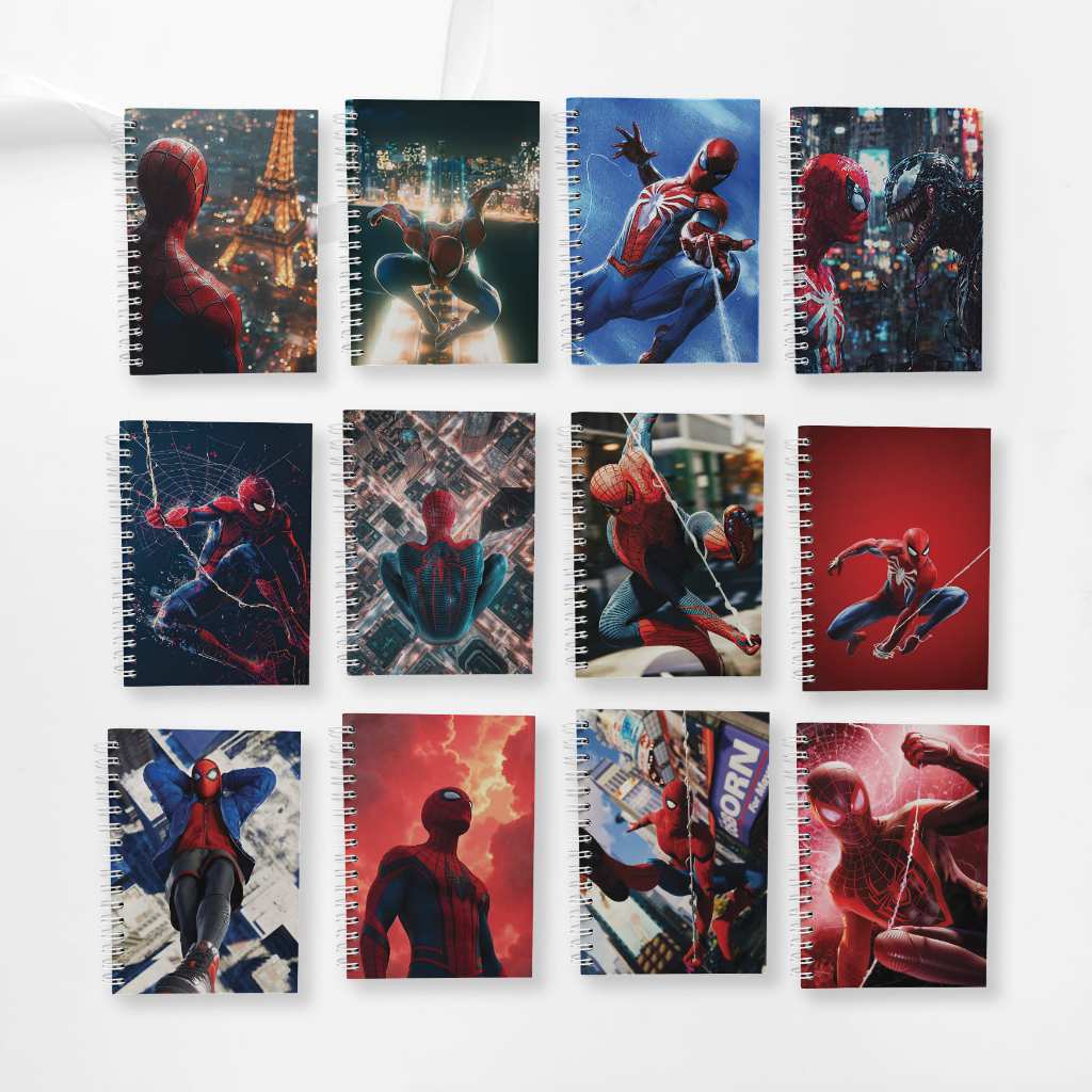 

Note Book Spiral A5 (14.8 cm X 21 cm) Edisi Spiderman