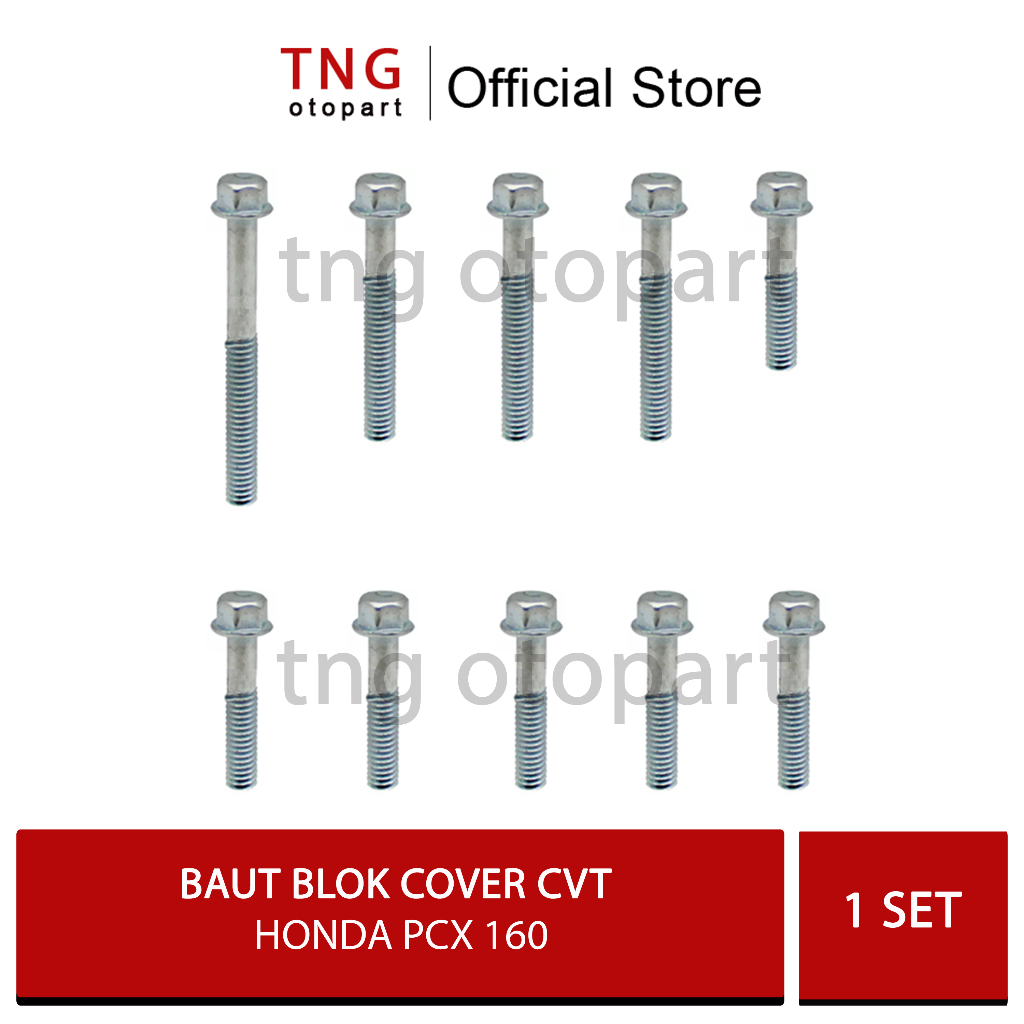 Baut cover Blok Cvt Honda PCX 160 Galvanisl / Baut Blok Left Side cover PCX 125/150