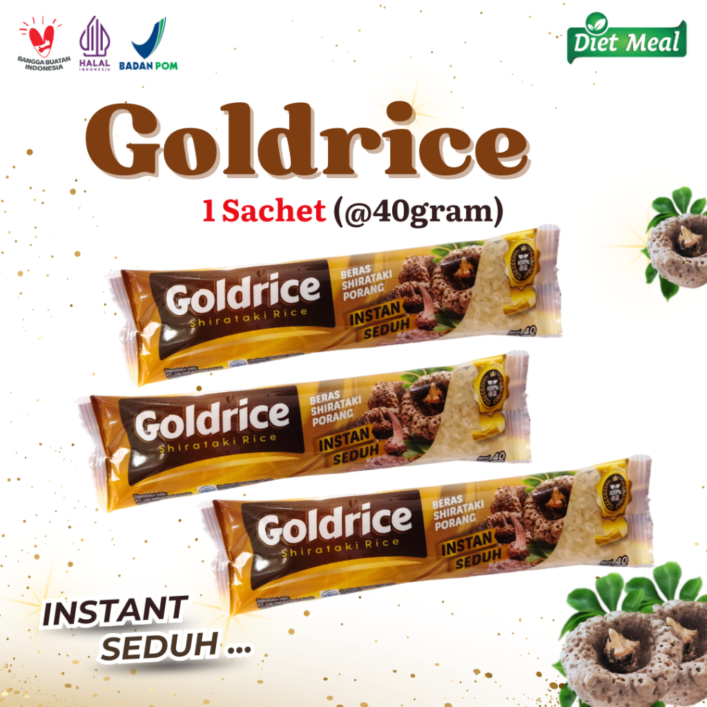 

Beras Porang Shirataki GOLDRICE 40GRAM Instant Seduh