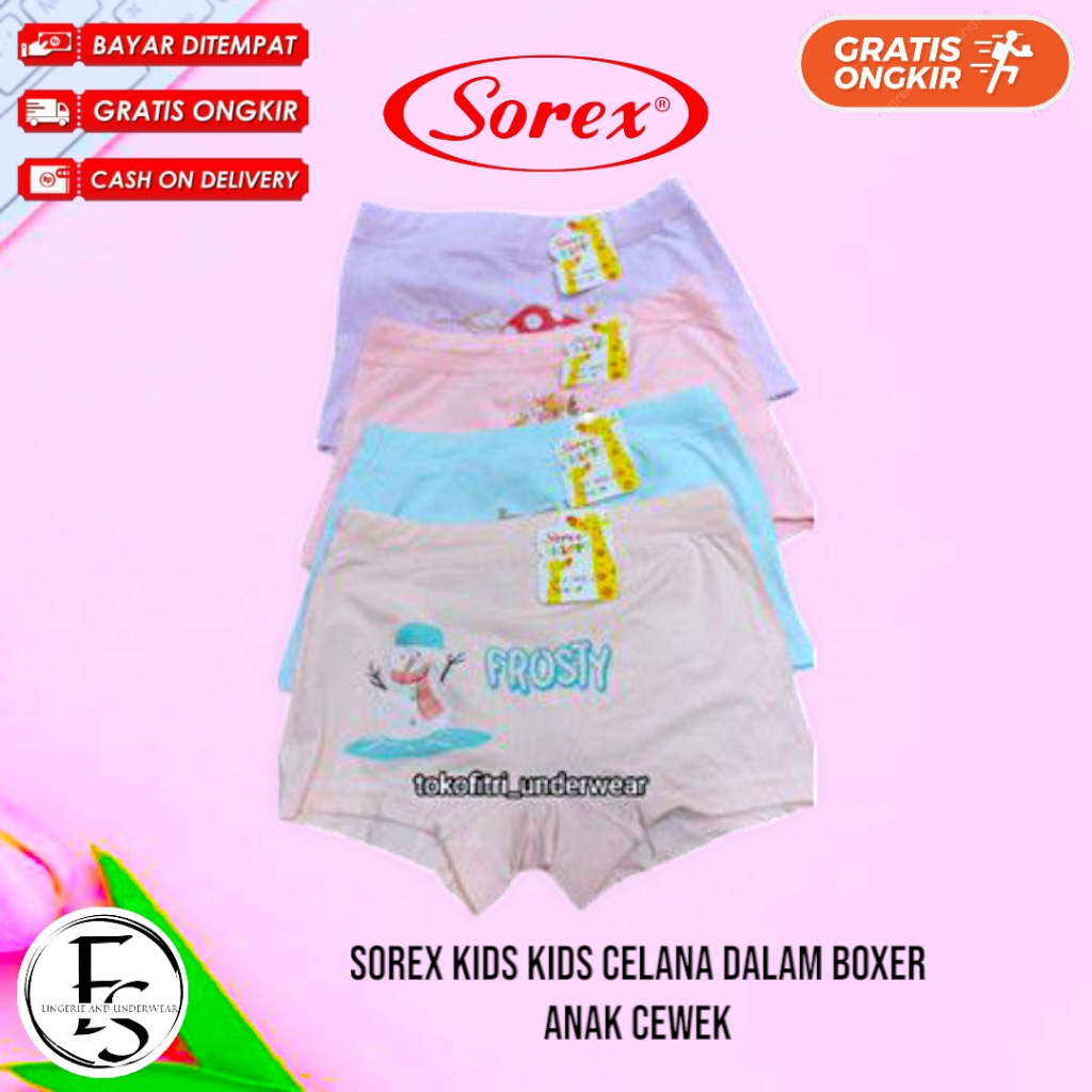 SOREX Kids kids celana dalam boxer anak cewek