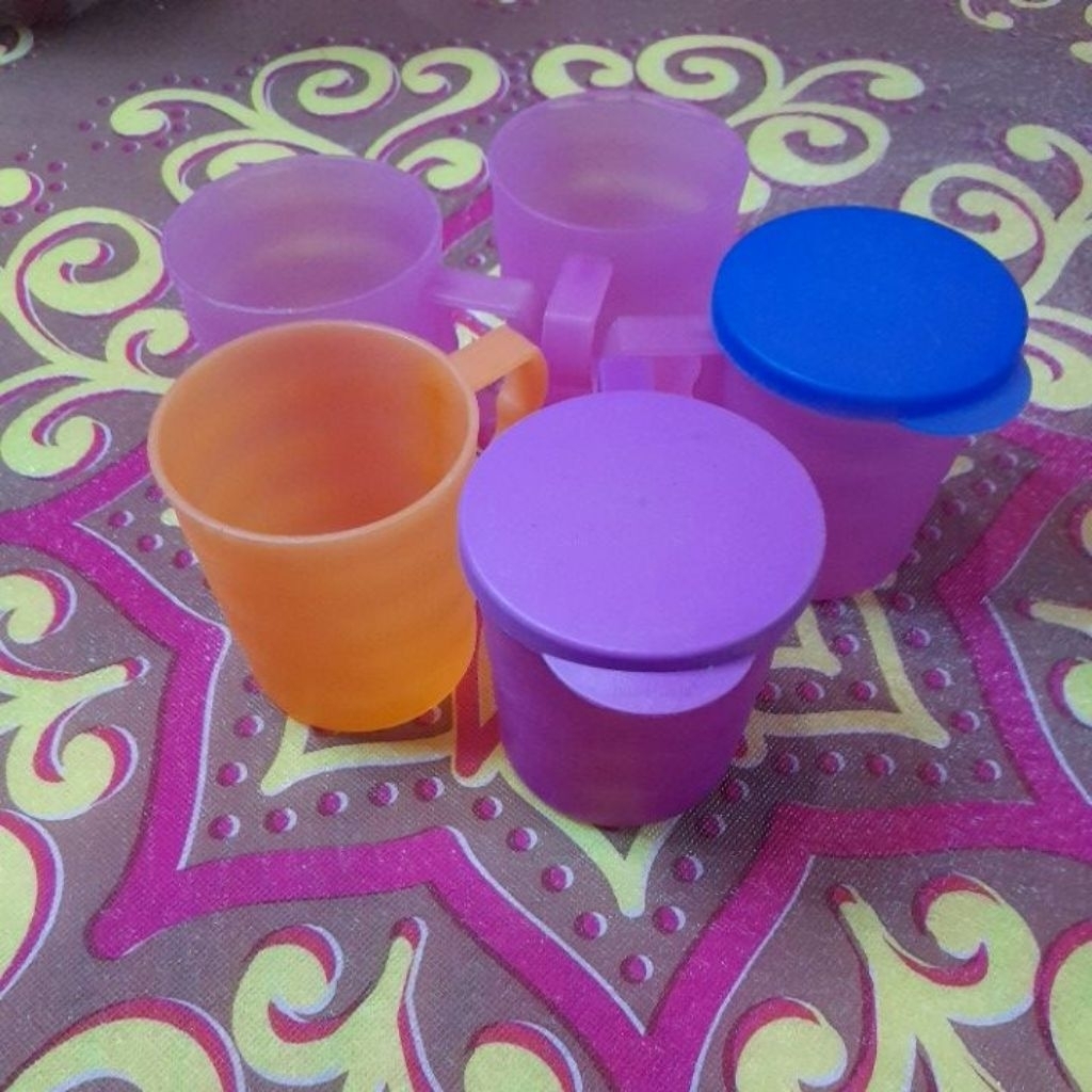 crescendo mug tanpa tutup 350ml tupperware second