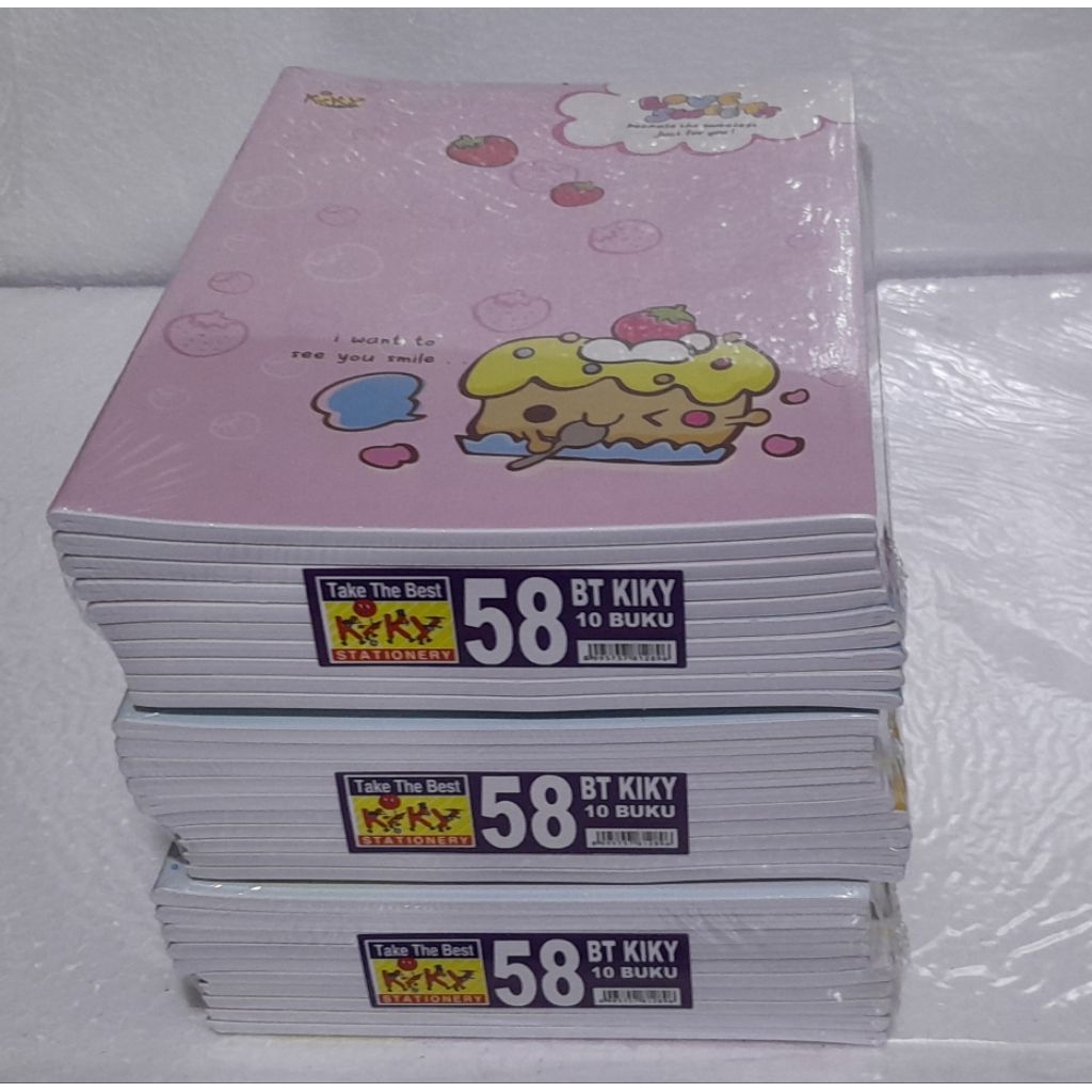 

BUKU TULIS KIKY ISI 58 (10 pcs)