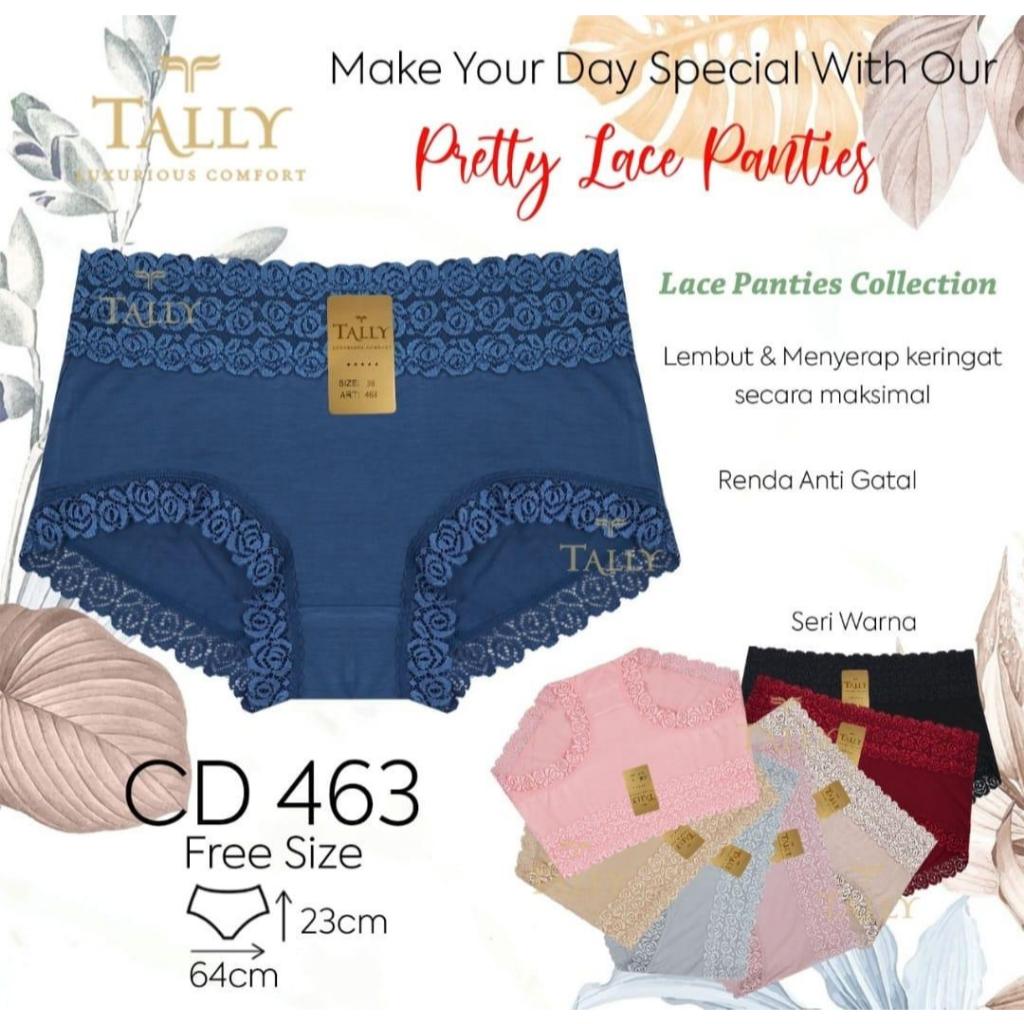 Tally Celana Dalam Katun Renda Anti Gatal - CD 463
