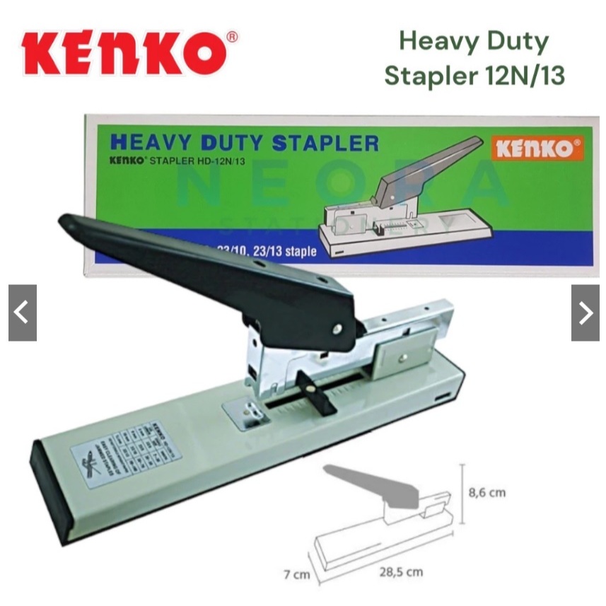 

Hekter Besar Kenko / Kenko Heavy Duty Stapler Stepler Heavy Duty HD-12N / 13 Staples Besar