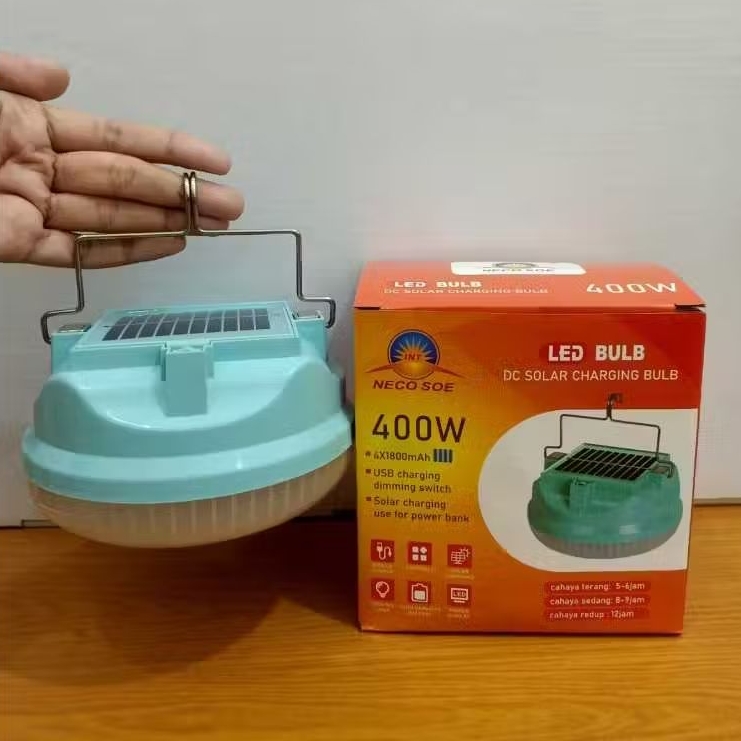 Lampu Emergency Gantung 400W Solar Panel Neco Soe/ Lampu Tenaga Surya 400 Watt/ Lampu Emergensi LED 