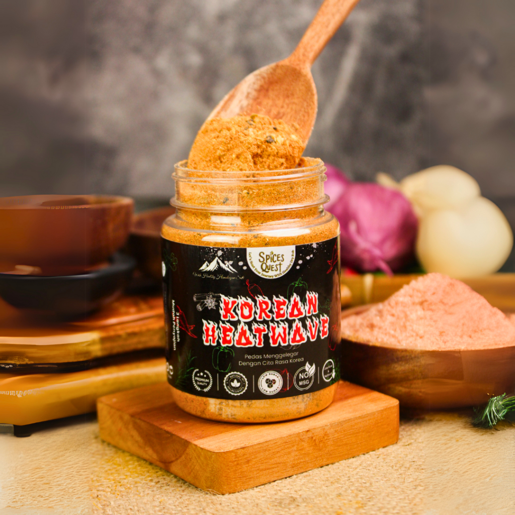 

Healthy Dry Rub Bumbu Marinasi Serbaguna Rendah Kalori Mengandung Garam Himalaya Yang Sehat Tanpa MSG by Spices Quest - Korean Heatwave