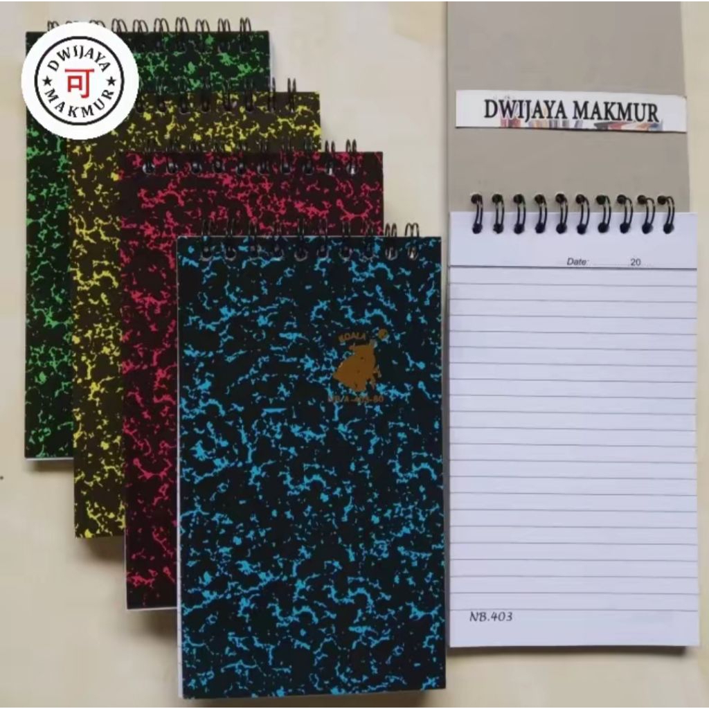 

Buku Notes Kecil NB-403 (buku saku)