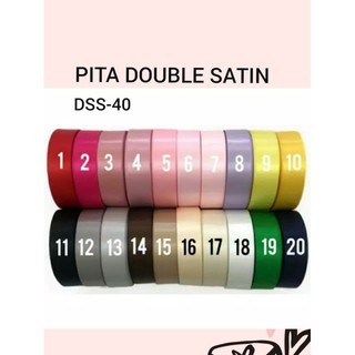 

100 YARD - 3.2 CM | PITA DOUBLE SATIN IMPORT DSS-40 1 INCH