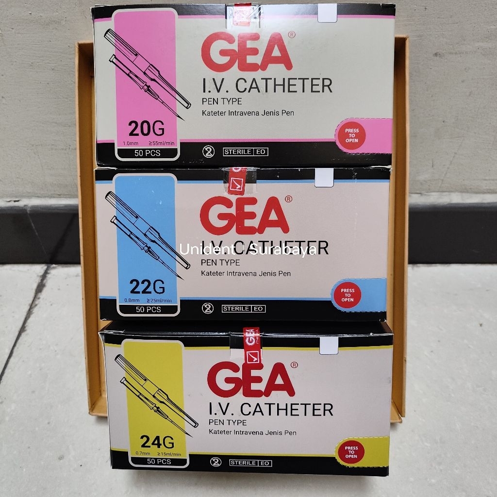 Jarum Catheter Pen Gea Kateter I.V Catheter Gea Kateter Intravena