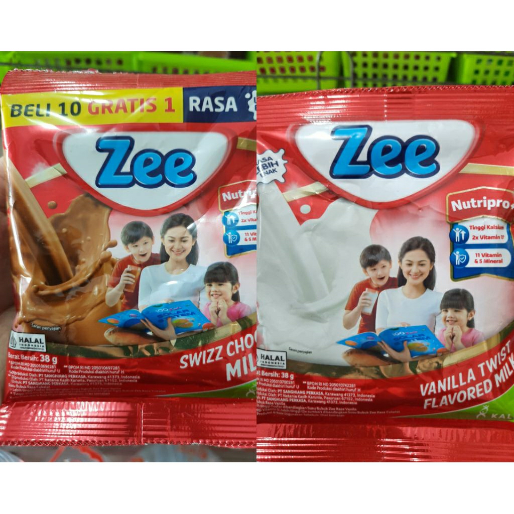 

Susu Zee coklat dan Vanilla harga Ecer 38g