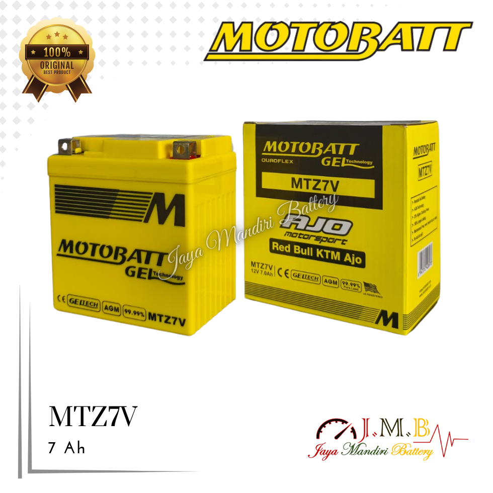 Aki Motor Motobatt MTZ7V  NMAX OLD155, Aerox155
