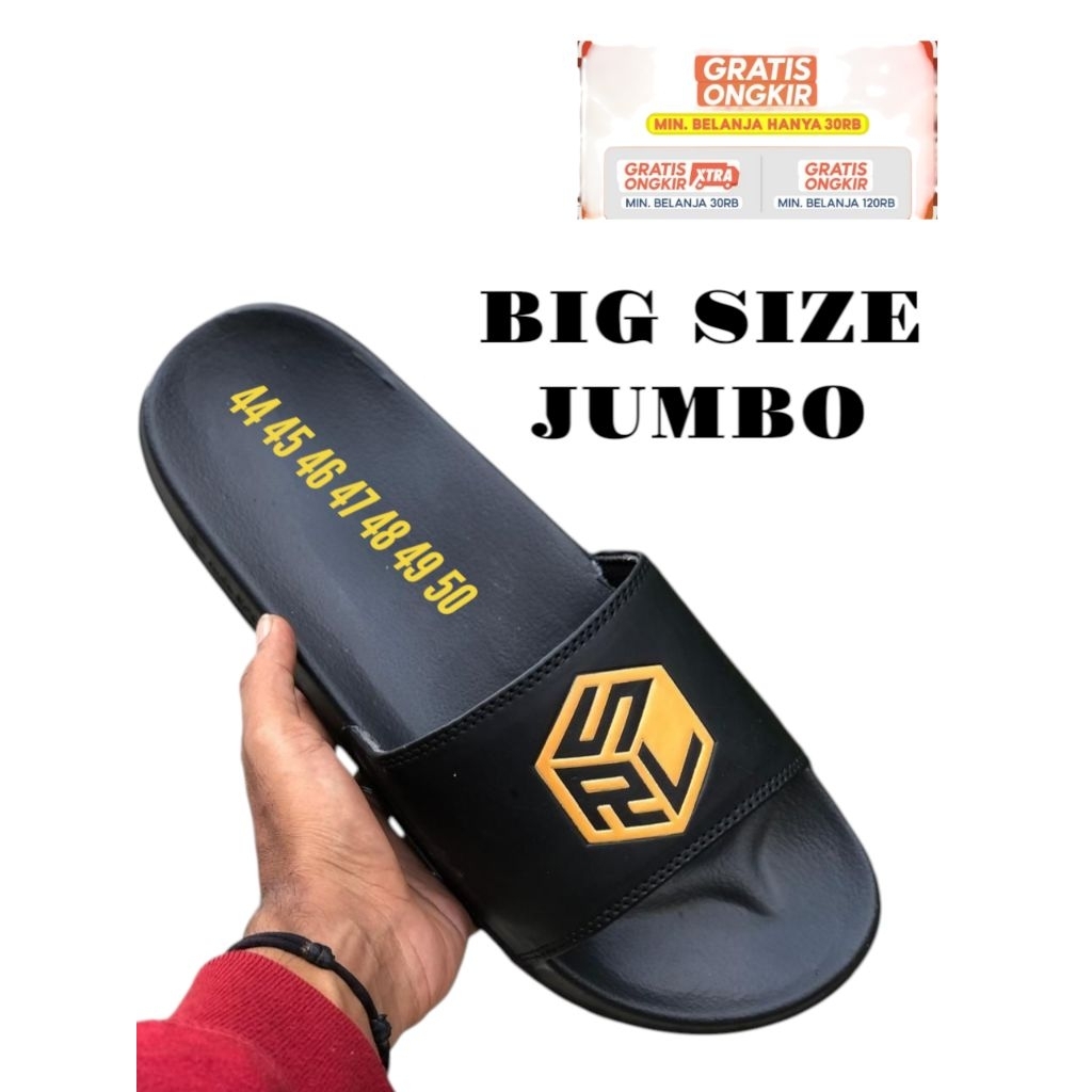 SANDAL JUMBO sandal slop pria ukuran jumbo 43sampai 51#sandal big size#sandal ukuran jumbo besar