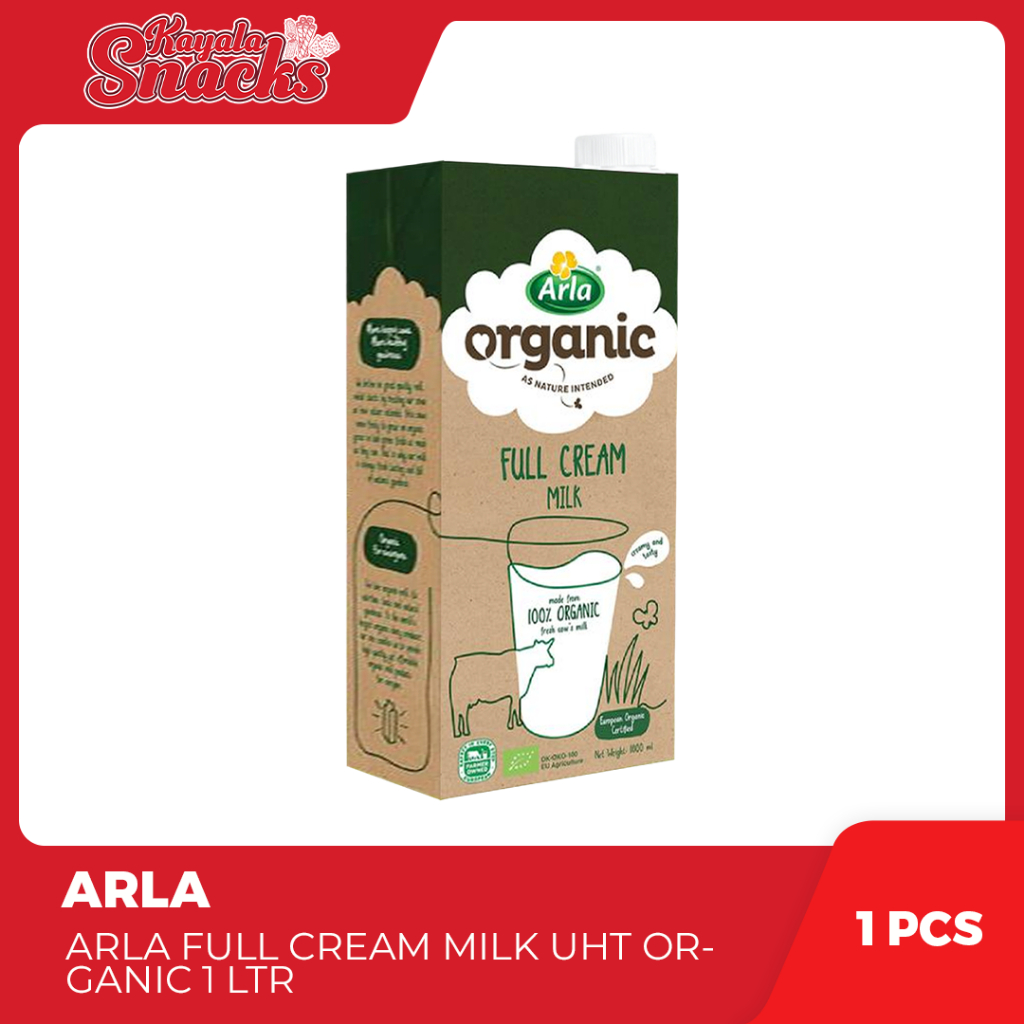 

ARLA Full Cream Milk UHT Organic 1 LTR - 1 Pcs