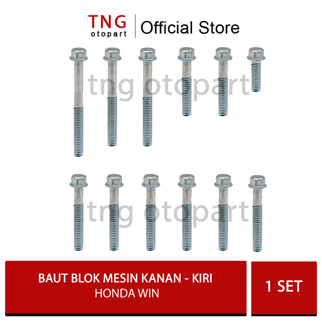 Baut Blok Mesin Honda Win / Baut Blok Mesin Kanan Kiri Honda Win