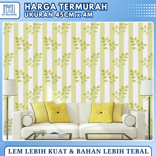 Wallpaper Dinding Motif Batu Bata Daun Rambat Wallpaper Dinding Ruang Tamu Aestetic Motif Bata Daun