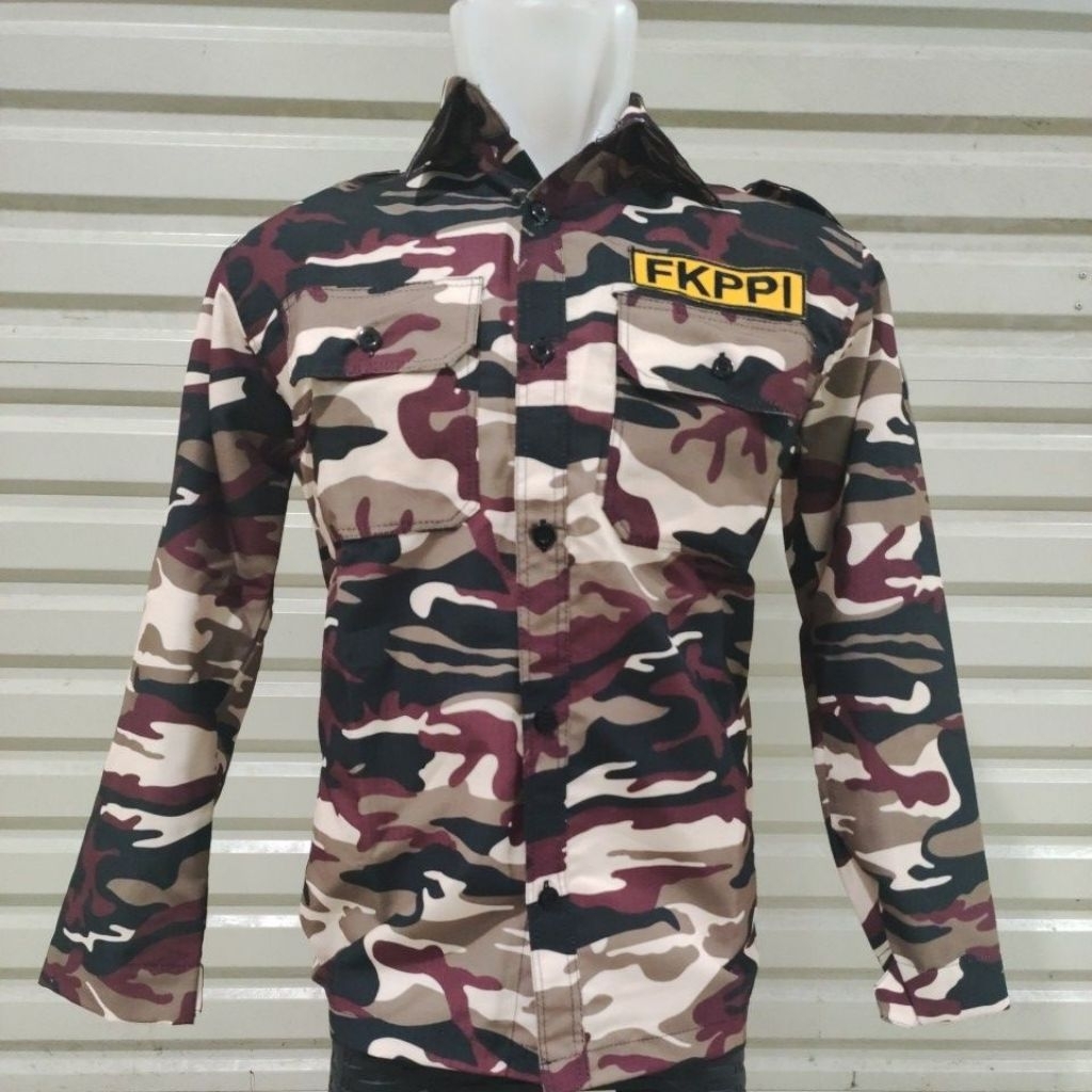 BAJU FKPPI LORENG ATASAN premium / baju loreng fkppi + logo