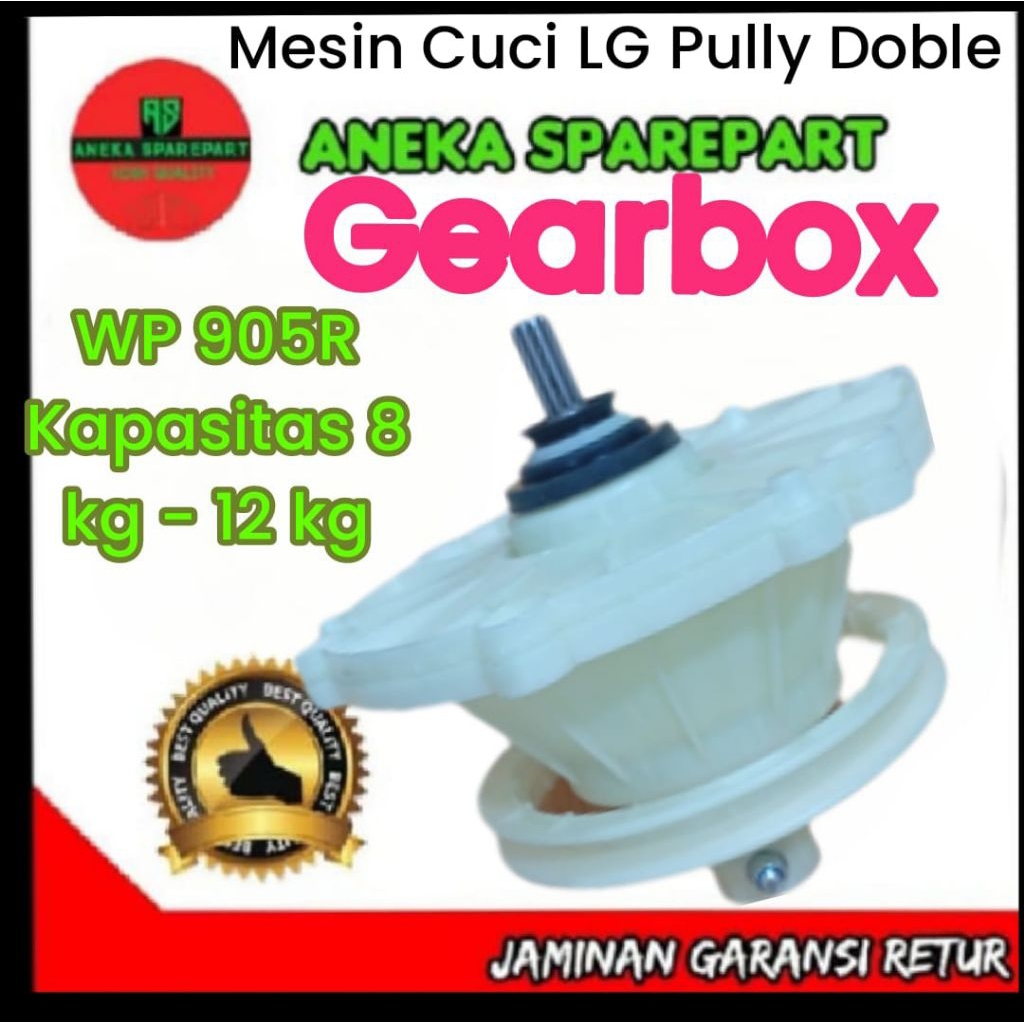 Gearbox mesin cuci 2 tabung LG 7 kg 8 kg 9 kg 10 kg 11 kg 12 kg 13 kg 14 kg 15 kg 16 kg Gearbox mesi