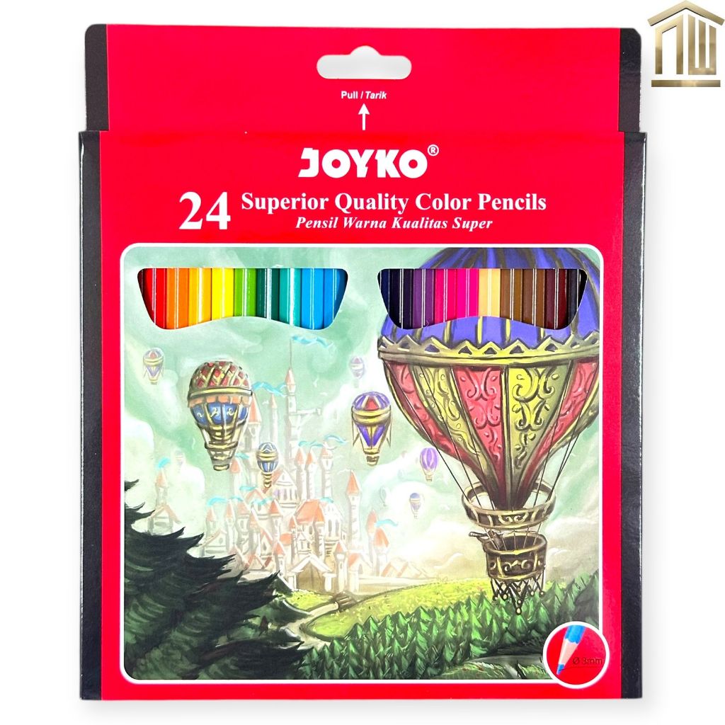 

Pensil Warna Joyko Panjang 24 Warna CP-101