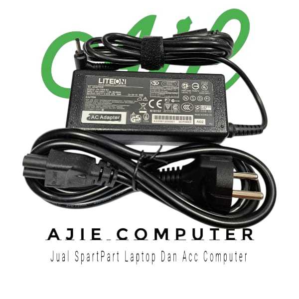 Adaptor Charger Acer Iconia Tablet W700-3322 W700-5331 W700-6602 W700-6607 19V 3.42A 65W