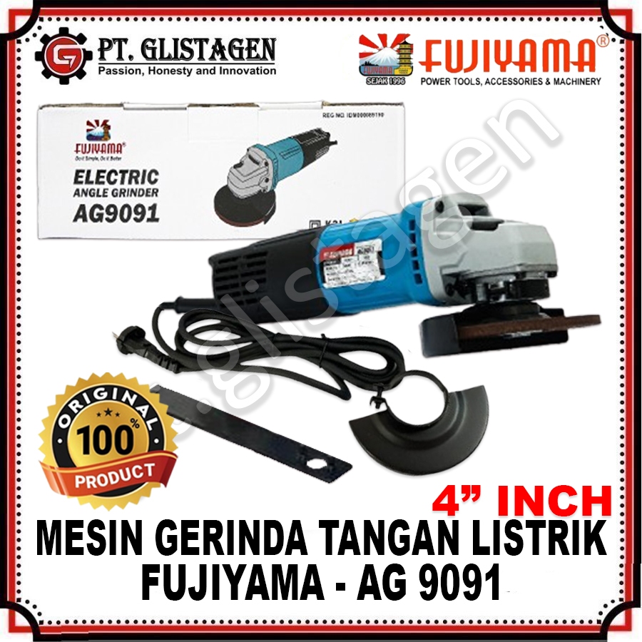 FUJIYAMA AG9091 Mesin Gerinda Gurinda Tangan Gurinda Listrik Disc Gerinda Tangan AG 9091 AG-9091 AG9
