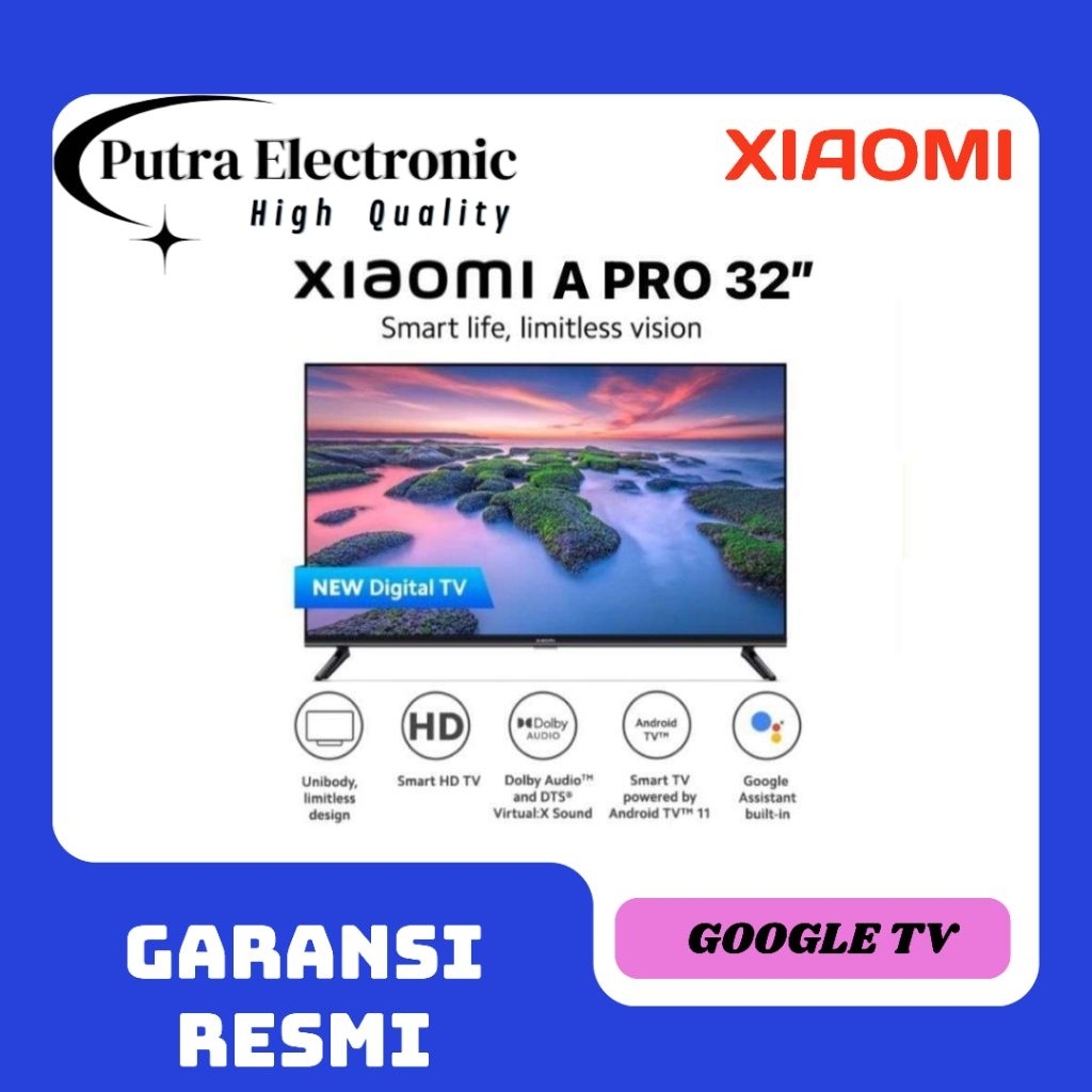 XIAOMI 32 A PRO GOOGLE TV 32 INCH