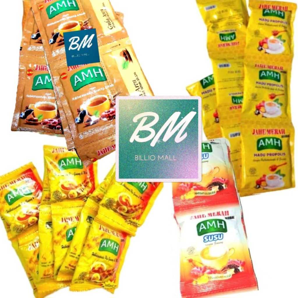 

Jahe Merah AMH 1 Renceng isi 10 / 12 Sachet