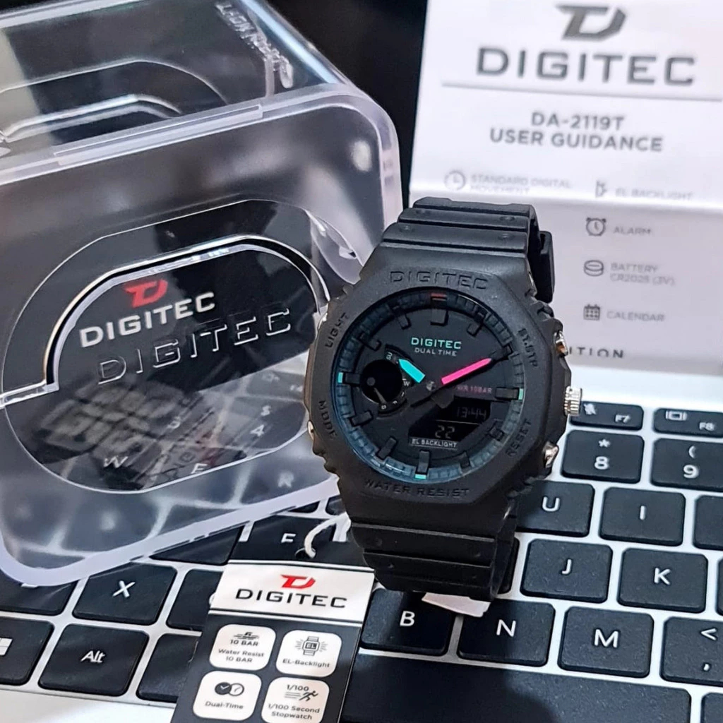 DIGITEC DA 2119 Jam Tangan Pria Original / Jam Tangan Digitec Pria Original Garansi 1 Tahun Anti Air