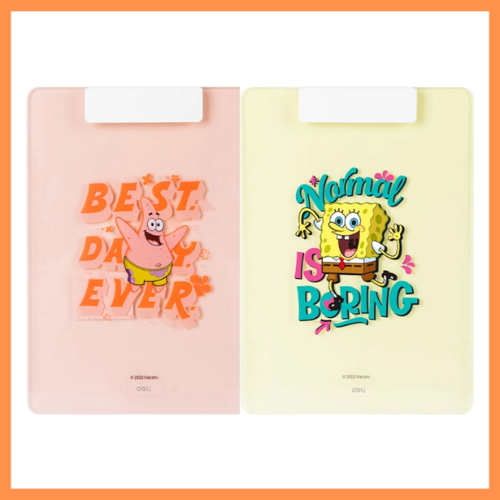 

DELI Papan ujian plastik mika spongeboab F456