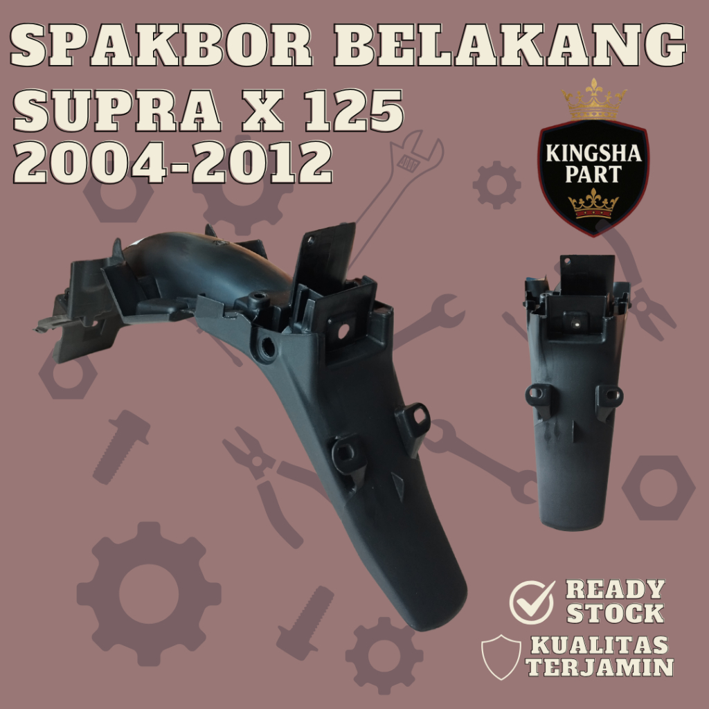 Spakbor belakang supra x 125 spakbor slebor belakang Supra x 125 Rear Fender Supra x 125 2004-2012