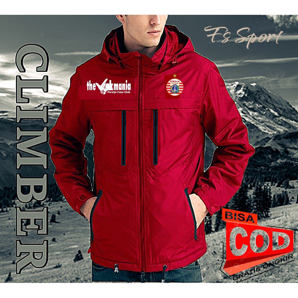 JAKET PENDAKI CLIMBER PERSIJA